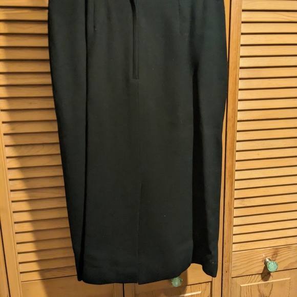 Kasper for ASL Nights Wool Black Fitted Jacket with Belt & Skirt - Picture 10 of 16